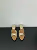Sandalias de Primer Encuentro Temporada Retro Simples de Una Correa con Punta y Tacón Grueso para Mujer, Calzado de Verano para Exteriores, Sandalias que Aumentan la Altura