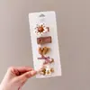 Presilhas de Cabelo para Bebê Que Não Danificam o Cabelo, Grampos Fofos e Adoráveis para Meninas, Acessórios de Cabelo Infantis Totalmente Cobertos com Tecido para Bebês e Crianças Pequenas