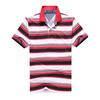 Camiseta de Verano Nueva Goldberg Lavada Solapa Rayada Ocio al Aire Libre Camiseta de Manga Corta para Hombre Negro