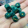Dados de Cedazo Glaseados DIY Wen Juega Accesorios para Joyería de Cuentas de Buda Cadena de Teléfono Móvil Pulsera Colgante Bolso Collar Original