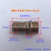 Conector de tubería de agua 3 puntos 4 puntos 6 puntos tapón de 1 pulgada 12 14 16 19 hierro galvanizado rosca exterior rosca pagoda conector de manguera