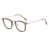 Montura de Gafas Estilo Hepburn Retro Anti Luz Azul Montura Cuadrada de Aleación Montura Artística para Rostro Pequeño Nuevo Modelo Verano 2026