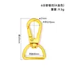 Venta al por mayor del fabricante Broche de perro de aleación C01, Broche de cadena para bolso, Hebilla metálica para bolso de mano, Accesorios de ferretería