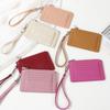 Portatarjetas de Crédito Portátil de Cuero de PU con Ranuras para Múltiples Tarjetas, Multicolor, Logo Personalizable, Correa de Muñeca, Billetera para Monedas, Portatarjetas