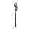 Juego de cuatro piezas de cuchillo, tenedor y cuchara elegantes de acero inoxidable 304 para restaurante, hotel, estilo chino y occidental, chapados en oro.
