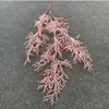 Ciervo Colgante de Astas Simulación Flores de Techo para Salón de Bodas Astas de Ciervo de Techo Hojas Escarcha Hierba Ceremonia de Bodas Decoración de Boda Hierbas Falsas