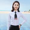 Camisa de manga larga bordado de logotipo personalizado logotipo de empresa ropa de trabajo profesional ropa de negocios personalizada impresión de ropa de trabajo publicitaria