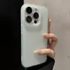 Adequado para capa de telefone Apple 17, iPhone 16 Pro Max, cor sólida simples, 15 Pro Max gelatina transparente, de alta qualidade