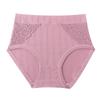 Ropa interior para madre Ropa interior para mujer Algodón Puro Antibacteriano Cintura Alta Personas de mediana edad y mayores Talla grande Pantalones cortos para mujer