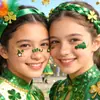 Amazon Transfronterizo Nuevas Pegatinas Faciales de Trébol San Patricio Irlandés. Pegatinas de Tatuaje de Maquillaje para Fiesta del Día de San Patricio