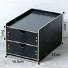 Caja de Almacenamiento para Escritorio de Oficina Gabinete de Almacenamiento de Madera Tipo Cajón Estante de Almacenamiento para Oficina Suministros Archivo Caja Organizadora Varios