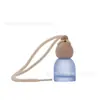 Atacado do Fabricante Criativo Novo Frasco de Perfume para Carro Pingente de Carro Frasco de Vidro Cordão Frasco de Aromaterapia Suprimento Pronto