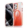Nova capa IMD com gradiente de luz azul 16ProMax magnética anti-desgaste para iPhone16 capa fosca para celular Apple