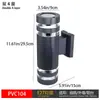 Lámpara de Pared para Exteriores, Doble Cabezal Impermeable para Exteriores, Carcasa de Plástico, Puerta de Balcón Terraza, Puerta Principal, Kit de Lámpara de Pared Exterior para Patio, Envío Gratis