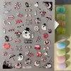 Pegatinas para Uñas Europeas y Americanas Halloween Repujadas Transfronterizas Fantasma Calabaza Patrón Pequeño Pegatinas para Uñas Infantiles Modelo Sl