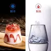 Taza de Vidrio Estilo Ins Monte Fuji, Taza de Agua Estilo Japonés, Copa de Whisky, Taza para Leche del Desayuno, Taza de Jugo de Moda, Vaso para Bebidas