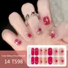 Adesivos para Manicure em Gel Sem Luz 14 Dedos Popular Transfronteiriço Temu Adesivos de Unha Flash Longa Duração Impermeável