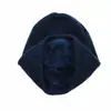 Novos Chapéus de Tricô Outono e Inverno para Homens e Mulheres, Chapéus de Lã Cor Lisa com Bordado de Espiga de Trigo, Proteção para Orelhas, Proteção contra Frio e Aquecimento, Chapéus de Tricô de Inverno