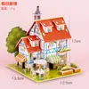 Rompecabezas de Paisaje Tridimensional 3D Juguetes Interactivos para Niños y Padres Rompecabezas de Escena Hecho a Mano DIY Regalo para Jardín de Infancia T