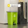 Papelera grande para el hogar, tamaño grande, con tapa, tipo pedal, comercial, operada con el pie, para clasificar basura en la cocina, hotel, oficina