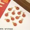 Pingente de Liga Estilo Chinês Gota de Óleo Saco da Sorte Amendoim Lingote Pingente Pulseira DIY Feita à Mão Acessórios de Joias
