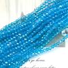 Cuentas de Cristal Plano Chapado en Color Cristal de 4 mm Accesorios de Joyería DIY Cuentas de Cristal de Cristal Accesorios para Collar Pulsera