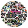 50 pegatinas de grafiti para coche todoterreno Bigfoot, para casco de motocicleta, patineta, coche de juguete, taza de agua, maleta, pegatinas impermeables