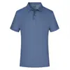 Camiseta Polo Rosa de Manga Corta Uniforme de Trabajo con Logo Impreso, Color Sólido, Talla Grande, Uniforme de Clase Estudiantil, Top para Maestro de Jardín de Infancia