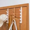 Gancho para puerta, colgador de pared sin perforaciones, artefacto para colgar en la puerta, colgador de pared, resistente, sin costuras, para ropa, capucha, gancho para ropa