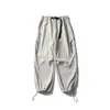 Calça de Trabalho Color-Blocking Tendência Estilo Japonês Urbano Marca Cor Spring Outdoor Solta Casual Resistente à Água Calça de Caminhada Calças Masculinas