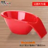 Tazón Oblicuo de Melamina A5 Colorido Tazón para Condimentos de Autoservicio para Hot Pot Espesado Cubeta para Verduras Vajilla de Imitación Porcelana Tazón para Lechuga Tazón para Ensalada