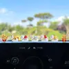Adornos para Coche de Año Nuevo Caballo del Zodiaco Lindo y Lindo Decoraciones para Consola Central de Coche Estación de Trabajo de Computadora Interior de Coche Eléctrico