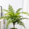 Plantas de Helecho Artificial de Interior para Decoración de Sala de Estar, Decoración del Hogar, Vegetación de Helecho Persa, Césped Artificial Persa