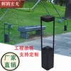 Luz led exterior para césped luz de jardín para césped luz de paisaje para patio de villa parque luz para césped cuadrada simple de aluminio