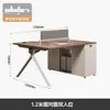 Juego de Escritorio y Silla de Oficina para 2/4/6 Personas, Mobiliario de Oficina Moderno Sencillo, Escritorio de Estación de Trabajo para Personal, Escritorio de Computadora para Empleados