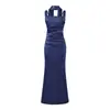 Venta al por mayor de Ropa de Mujer Transfronteriza 2026 Cintura de Espina de Pescado Adelgazante Correa Ajustable Vestido Formal de Alta Calidad Vestido Largo
