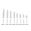 Tubo redondo de ferro trespassado pingente artesanal diy borla fita brincos acessórios para o cabelo acessórios material atacado