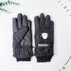 Guantes de Esquí para Mujer para Otoño e Invierno, Engrosados y Forrados de Felpa, Ciclismo al Aire Libre, Cortavientos, Repelentes al Agua, Cálidos, Diseño Lindo de Dibujos Animados, Compatibles con Pantalla Táctil