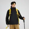 Jaqueta de Montanhismo 3 em 1 Desmontável à Prova de Vento e Impermeável com Forro de Fleece Espesso para Homens e Mulheres, Personalizável com Impressão de Logo