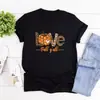 Camiseta de Otoño para Todas Ustedes las Mujeres, Camiseta de Otoño con Estampado de Leopardo, Camiseta Hola Calabaza, Camiseta de Acción de Gracias Familiar