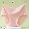 Ropa interior suelta, suave y de talla extragrande para mujer, elegante, 60 unidades, modal 100% seda, sin costuras, de cintura media