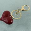 Accesorios para llavero Accesorios de regalo creativos Colgante de lazo rojo vintage Colgante para colgar en el bolso Rojo angora Niña