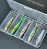 Señuelo biónico de múltiples secciones, cebo de 8 secciones, señuelo duro roto de tela, pez de múltiples secciones 13.7cm/27g, fabricantes de equipo de pesca en stock
