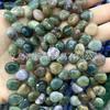 10*12mm cristal ágata furo horizontal gotas de água contas soltas diy pulseira colar acessórios semi-acabados gotas de água planas