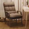 Silla para Ancianos para Estar Sentado Mucho Tiempo, Sillón Cómodo para Balcón, Silla Sofá de Lujo Ligero de Gama Alta para Personas Mayores, Silla de Oficina Individual