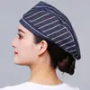 Boina Sombrero Chef Nuevo Estilo Mezclilla Camarero Sombrero de Trabajo Gorra Adelante Boina Catering Mujeres Personalizado