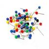 Pin de color corte tridimensional y peinado aguja de perla DIY costura accesorios para ropa manual alargado herramientas gruesas
