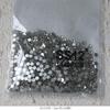 Diamante blanco checo, diamante austriaco, base plana, cristal transparente, para uñas, bricolaje, base plateada, alta calidad, diamantes de imitación, joyería para uñas, venta al por mayor