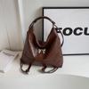 Bolso Tote Plateado para Mujer, Gran Capacidad, Mochila Nueva Moda 2026, Mochila de Viaje de Alta Gama Multifuncional con Mariposas