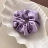 Estilo Francês Coreano Flor de Cabelo com Laço Elástico de Cabelo Estilo Academia Britânica Retrô Múltiplas Camadas Elástico de Cabelo Acessório de Cabeça Cor Sólida Elástico de Cabelo Grande